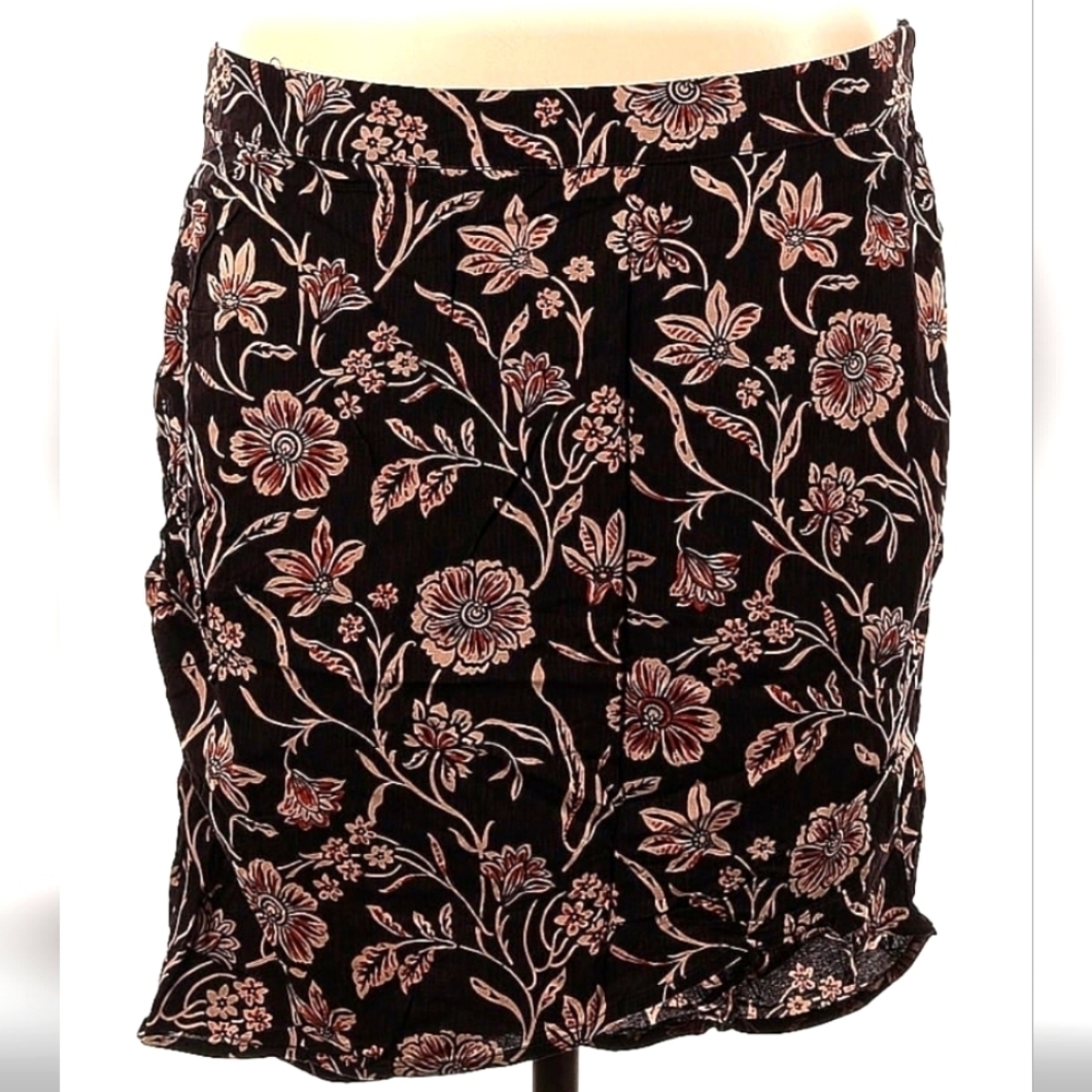 Sanctuary S 12 Paisley Short Brown Skirt NWT